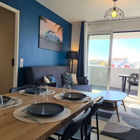 T2 Avec Terrasse Et Parking - Centre Port, Cap D'agde - Fr-1-249-401 Lägenhet Agde