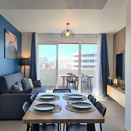 T2 Avec Terrasse Et Parking - Centre Port, Cap D'agde - Fr-1-249-401 * Agde